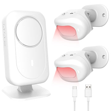 Daytech Wireless Motion Sensor Doorbell Chime Kit - Keep Your Business & Home Secure 24/7
